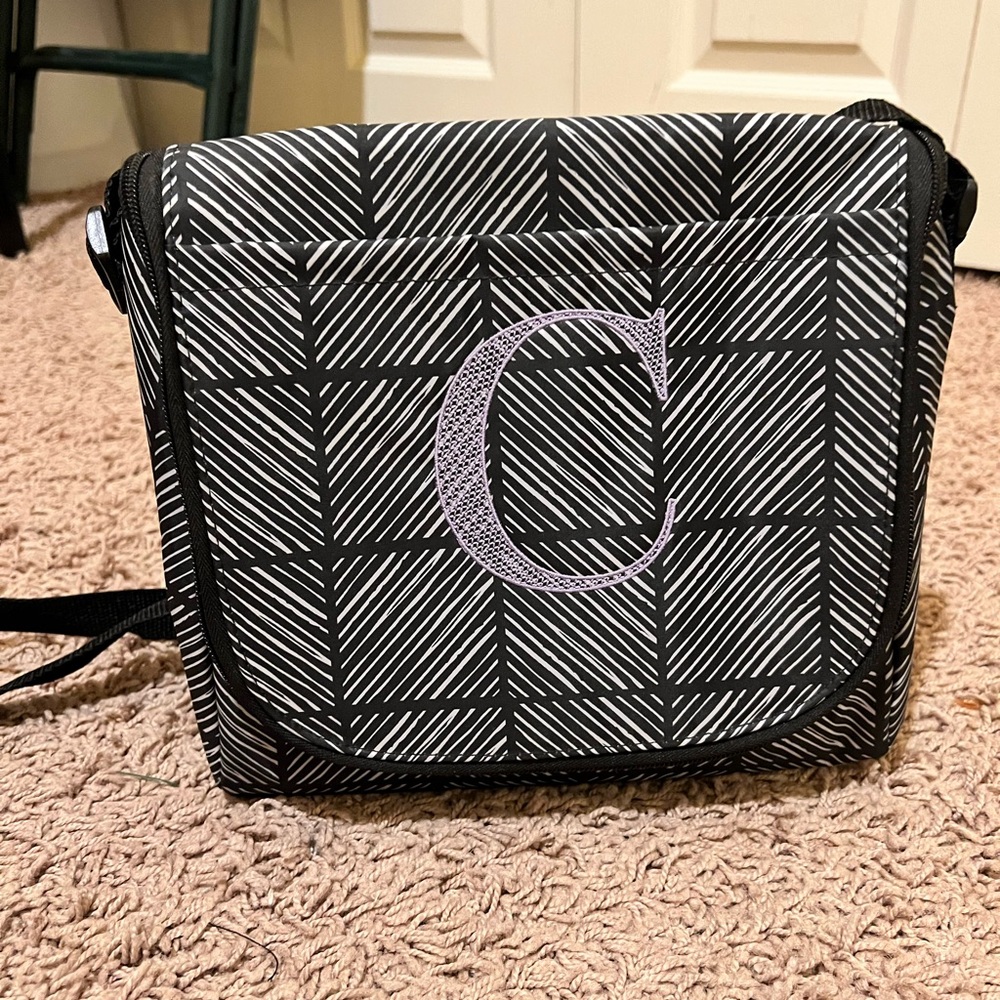 Thirty-One Going Places Thermal, embroidered with a “C”